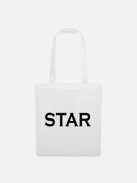 Star - Stoffbeutel - Weiß