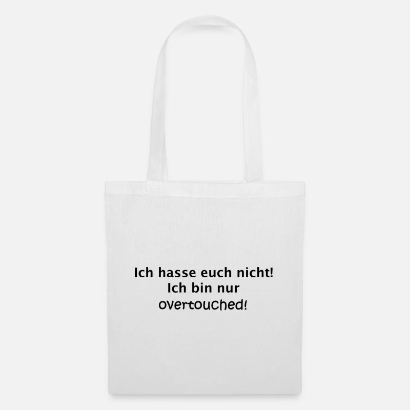 overtouched - Stoffbeutel - Weiß