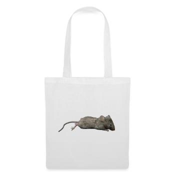 Souris - Sac en tissu - blanc - Devant