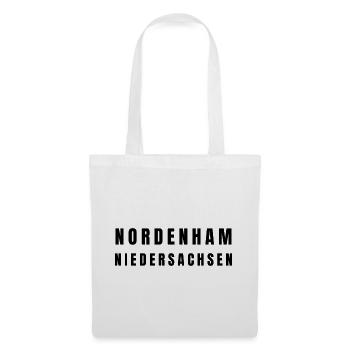 Nordenham, Basse-Saxe - Sac en tissu - blanc - Devant