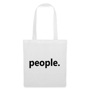 People - Stoffbeutel - Weiß - Vorne