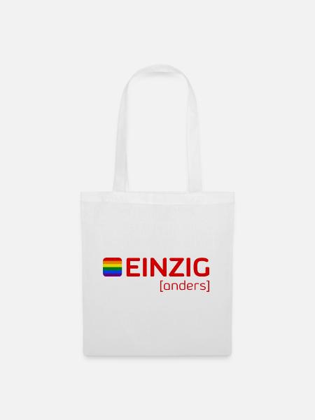 Einziganders - Stoffbeutel - Weiß