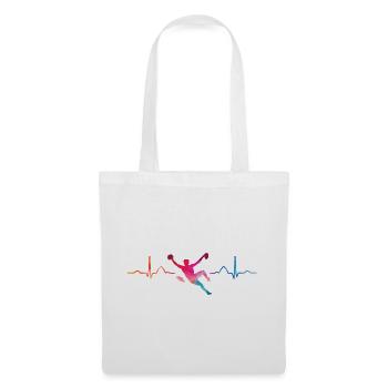 Boulderer heartbeat Bouldering Bouldering - Tote Bag - white - Front