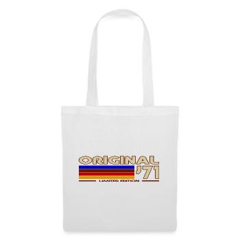 Original 71 Rainbow Retro Badge - Tote Bag - white - Front