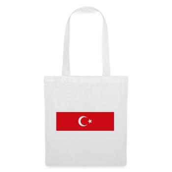 TURQUIE TURQUIE TURC Europe Fan de sport - Sac en tissu - blanc - Devant