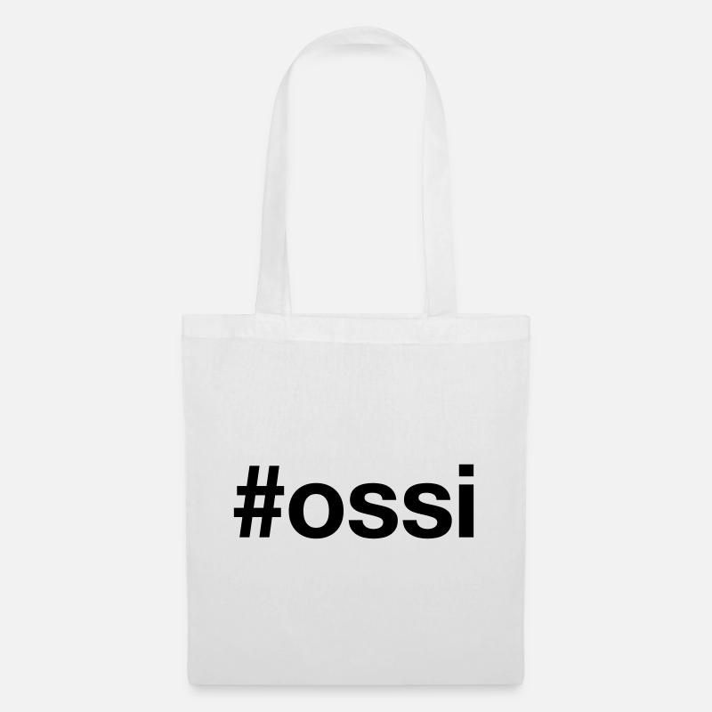 OSSI Hashtag Ostdeutschland - Stoffbeutel - Weiß