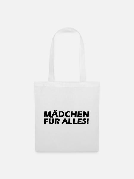 Mädchen für alles - Stoffbeutel - Weiß