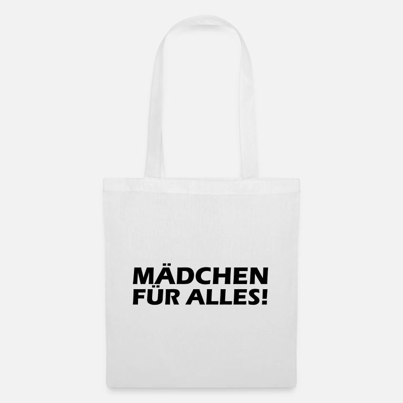 Mädchen für alles - Stoffbeutel - Weiß