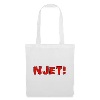 Njet sans russe, histoire d’humour drôle et cool - Sac en tissu - blanc - Devant