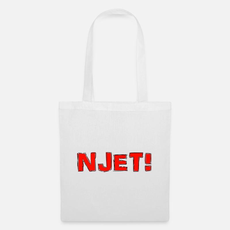 Njet! No In Russian Language Simple But Cool - Tote Bag - white