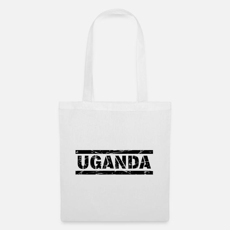 Ouganda - Sac en tissu - blanc