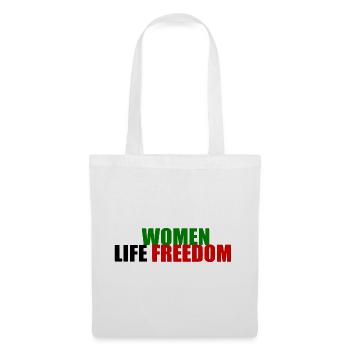 Women life freedom - Stoffbeutel - Weiß - Vorne