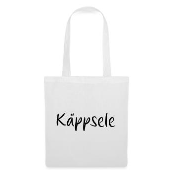 käppsele - Stoffbeutel - Weiß - Vorne