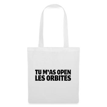 ouvrir les yeux, dire la vérité - Sac en tissu - blanc - Devant