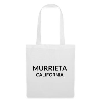 Murrieta, Californie, États-Unis - Sac en tissu - blanc - Devant