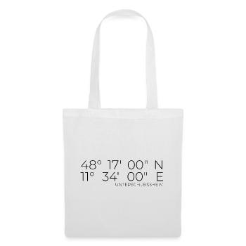 Coordinates Unterschleissheim - Tote Bag - white - Front