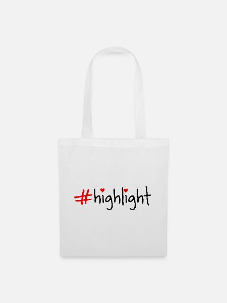 highlight - Stoffbeutel - Weiß