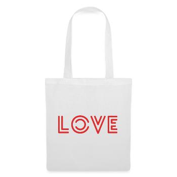 Love - Stoffbeutel - Weiß - Vorne