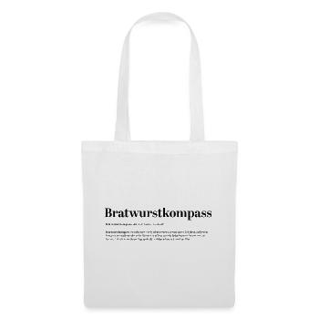 Bratwurstkompass Definition Fun Fun Funny - Tote Bag - white - Front