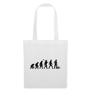Evolution - Jardinier - Jardin - Jardinage - Sac en tissu - blanc - Devant