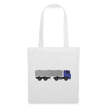 Tanker truck - Tote Bag - white - Front