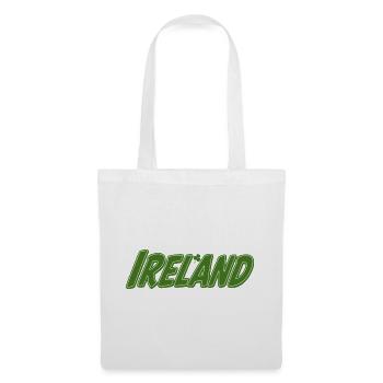 Ireland Green with Shamrock - Tote Bag - white - Front