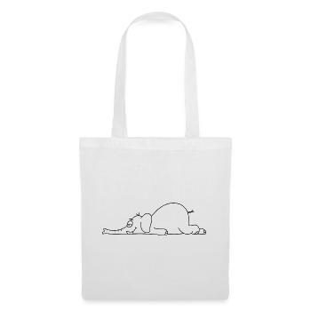 Drôle - Sac en tissu - blanc - Devant