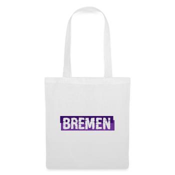Bremen - Hansestadt - Banner - Stoffbeutel - Weiß - Vorne