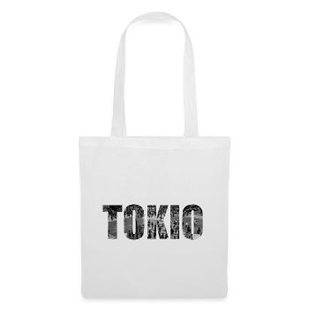 TOKYO - Sac en tissu - blanc - Devant