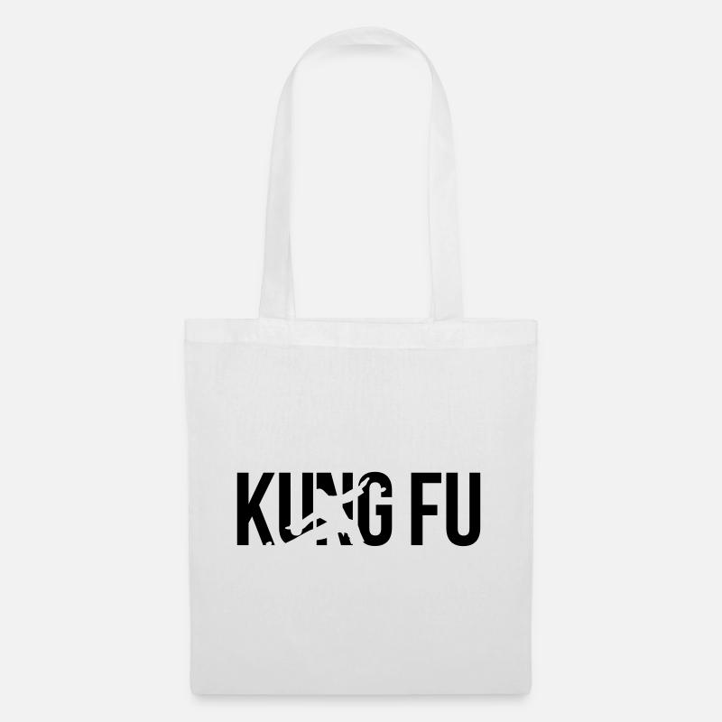 kung fu - Stoffbeutel - Weiß