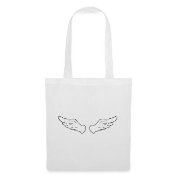 Ailes angéliques - Sac en tissu - blanc - Devant