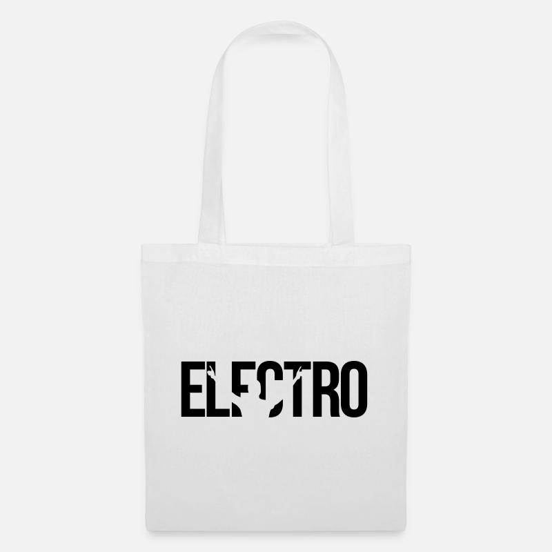 elektro - Stoffbeutel - Weiß