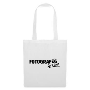 fotograf on tour - Stoffbeutel - Weiß - Vorne