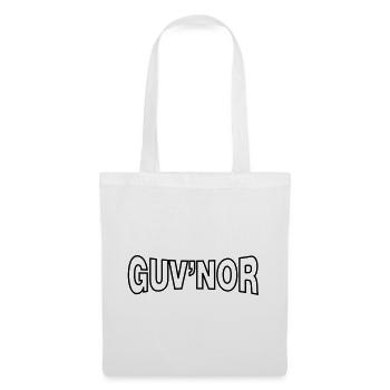 GUV'NOR - Tote Bag - white - Front