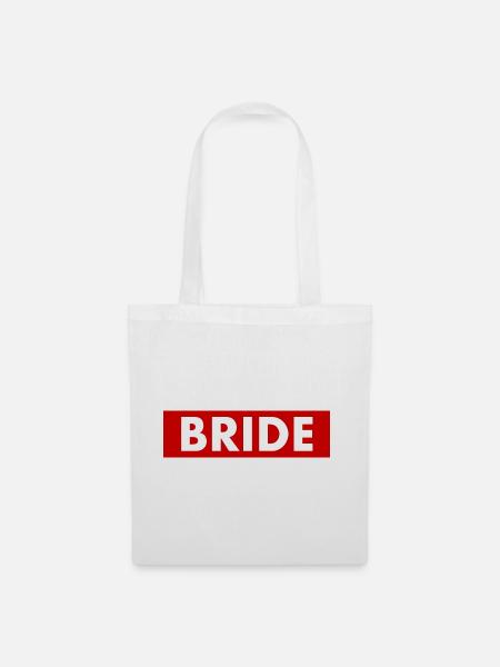 Bride - Stoffbeutel - Weiß