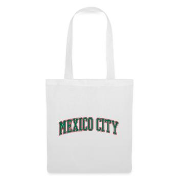 Mexico City Varsity Kontur - Stoffbeutel - Weiß - Vorne