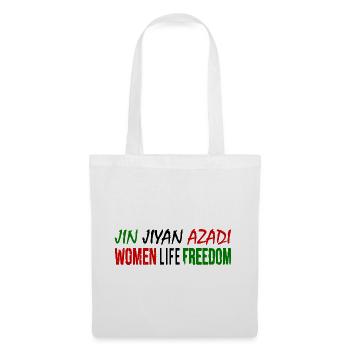 Women life freedom jin jiyan azadi - Sac en tissu - blanc - Devant