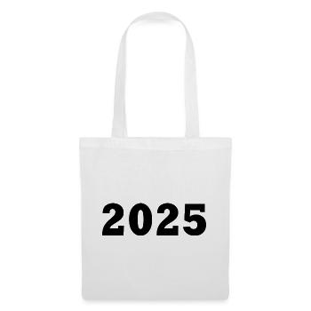 2025 - Stoffbeutel - Weiß - Vorne