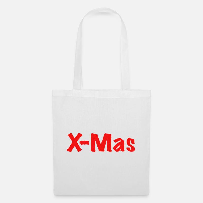 X-Mas - Stoffbeutel - Weiß