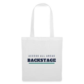 Backstage - Varsity Text Design for Groups - Tote Bag - white - Front
