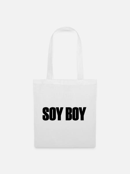 Soy Boy - Stoffbeutel - Weiß
