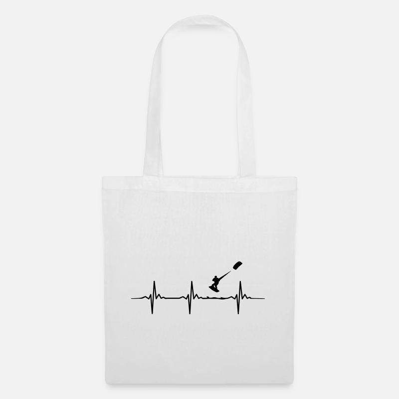 Kite surfer kitesurfer kiteboarding gift idea - Tote Bag - white
