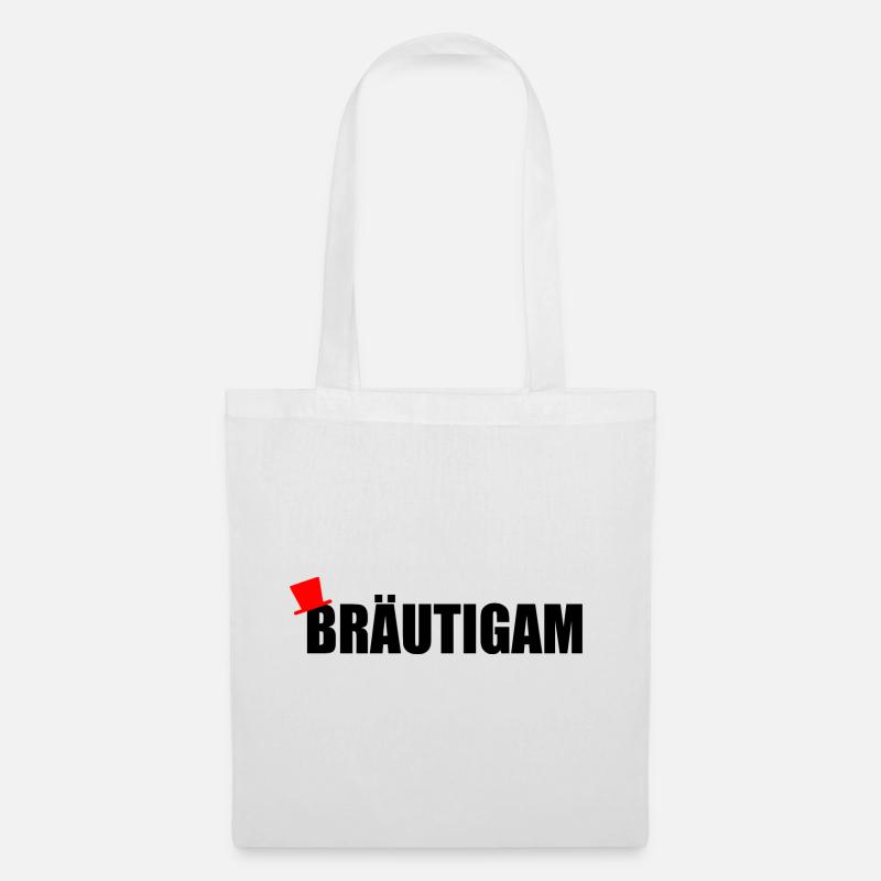 bräutigam - Stoffbeutel - Weiß