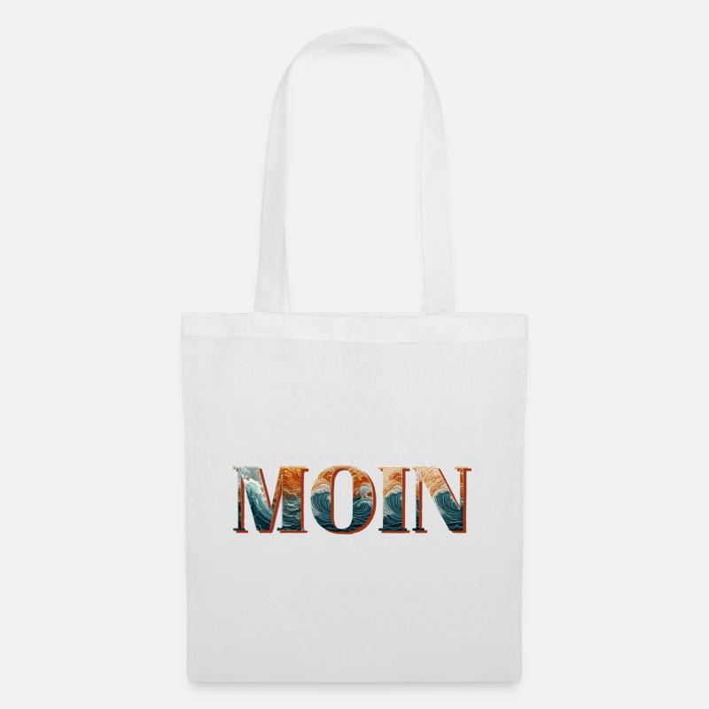 MOIN & Moinsen - Stoffbeutel - Weiß