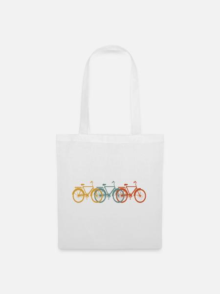 Fahrrad Rad - Stoffbeutel - Weiß