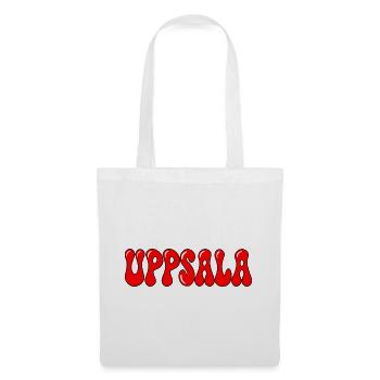 Uppsala Bubbles Roter Tippfehler - Stoffbeutel - Weiß - Vorne