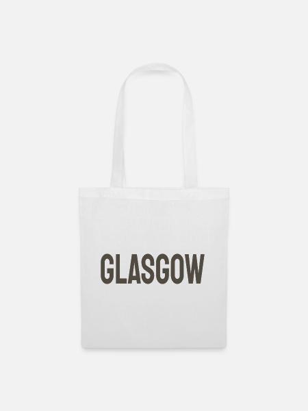 Glasgow - Stoffbeutel - Weiß