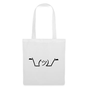 Haussements d’épaules Mèmes - Sac en tissu - blanc - Devant