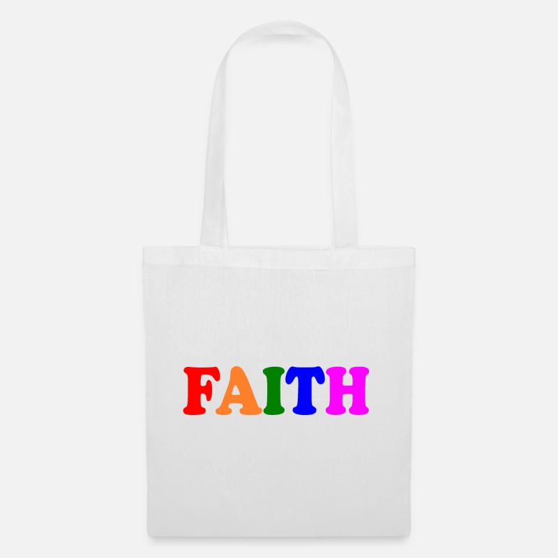 Faith - Stoffbeutel - Weiß