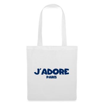 J´Adore Paris - I love Paris - France - Frankreich - Tote Bag - white - Front